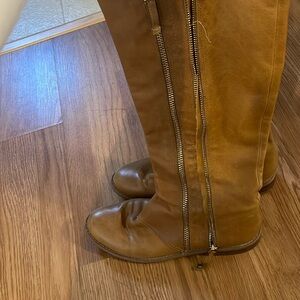 Tahari brown tall boots